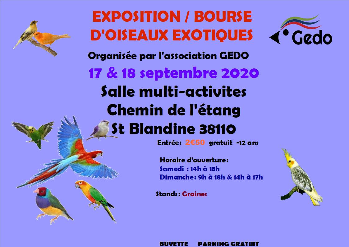 Affiche bourse Sainte Blandine Oct 2020 GEDO